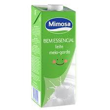 Leite Meio Gordo Mimosa 1L